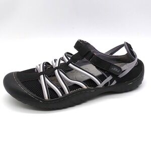 JBU by Jambu Shoes Womens Jetty Encore Black 9.5 Sneakers Hook Loop Comfort